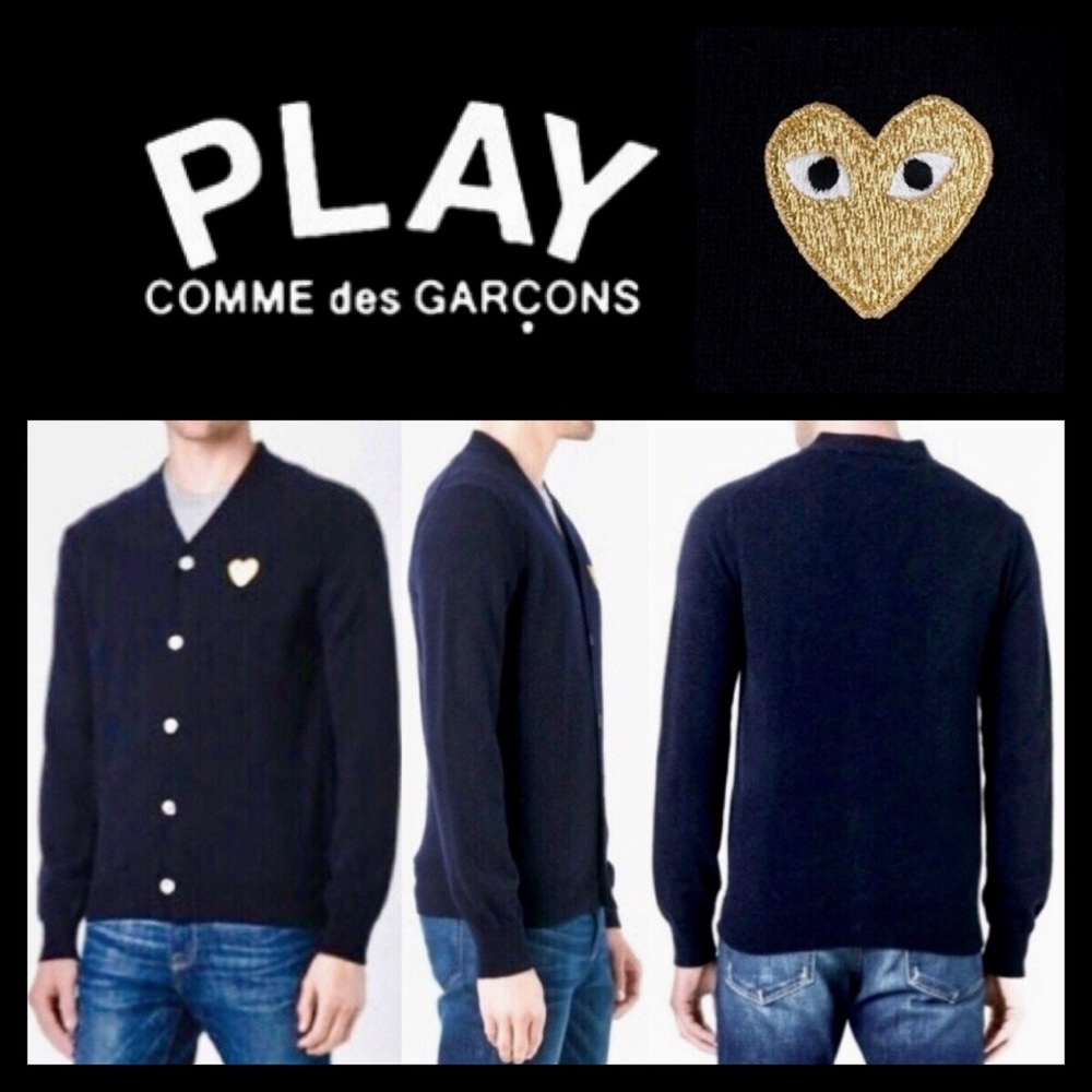 PLAY Commes des Garçons cardigan sweater